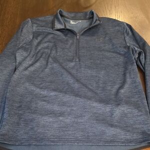 Under Armour Navy and Black Athletic Quarter Zip